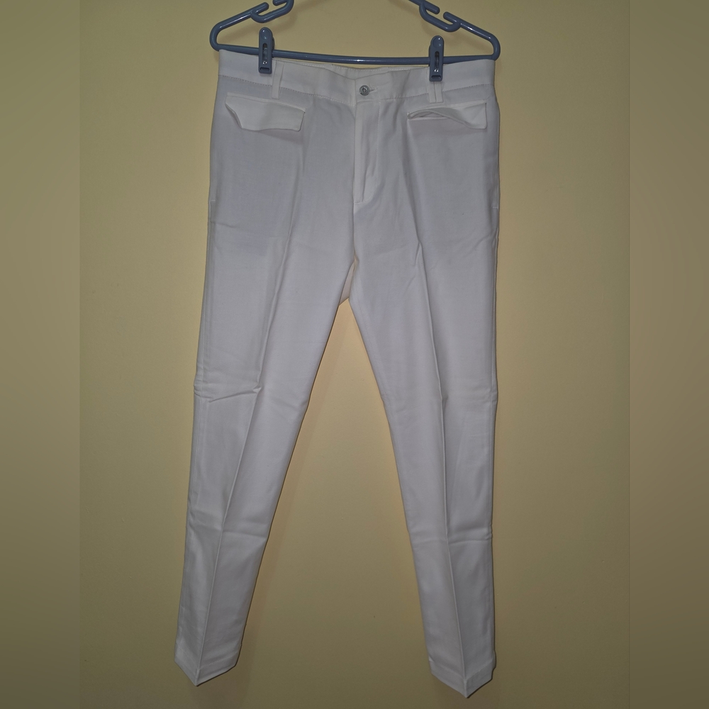 Zara Men's White Dress Pants